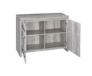 Enoch 2-door Accent Cabinet Grey Driftwood - Furniture Now (CA)