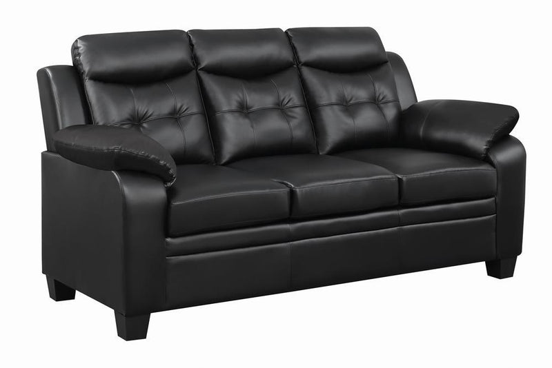 Finley Tufted Upholstered Sofa Black - Furniture Now (CA)