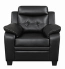 Finley Tufted Upholstered Chair Black - Furniture Now (CA)