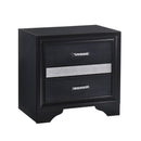 Miranda 2-drawer Nightstand Tray Black - Furniture Now (CA)