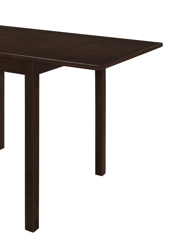 Kelso Rectangular Dining Table with Drop Leaf Cappuccino - Furniture Now (CA)