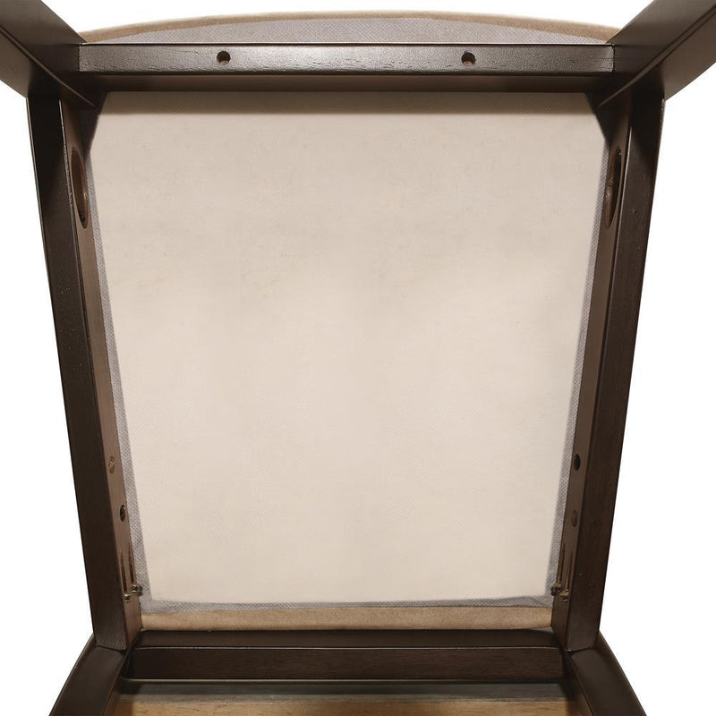 Kelso Lattice Back Dining Chairs Cappuccino (Set of 2) - Furniture Now (CA)