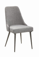 Alan Upholstered Dining Chairs Grey (Set of 2) - Furniture Now (CA)