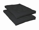 7" Deluxe Futon Pad Black - Furniture Now (CA)