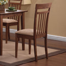 Robles 5-piece Dining Set Chestnut and Tan - Furniture Now (CA)