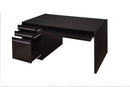 Halston 3-drawer Connect-it Office Desk Cappuccino - Furniture Now (CA)