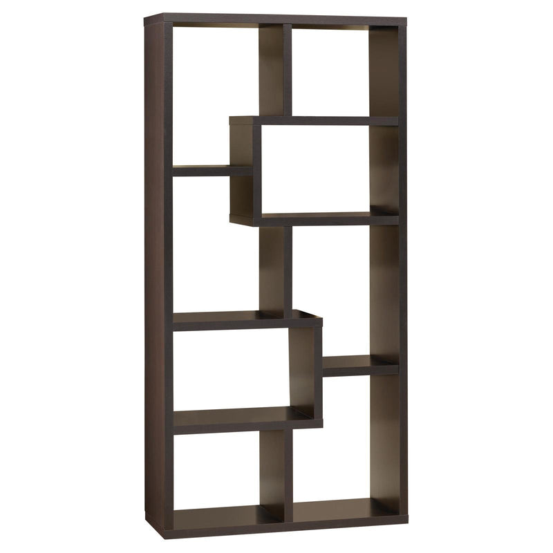 Theo 10-shelf Bookcase Cappuccino - Furniture Now (CA)