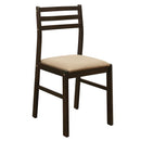 Bucknell 3-piece Dining Set with Drop Leaf Cappuccino and Tan - Furniture Now (CA)