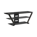 Donlyn 2-tier TV Console Black - Furniture Now (CA)