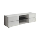 Galvin 4-drawer TV Console Glossy White - Furniture Now (CA)