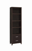 Lewes 2-drawer Media Tower Cappuccino - Furniture Now (CA)