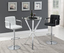 Palomar Adjustable Height Bar Stool Black and Chrome - Furniture Now (CA)