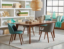 Jedda Oval Dining Table Dark Walnut - Furniture Now (CA)