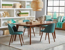 Jedda Oval Dining Table Dark Walnut - Furniture Now (CA)