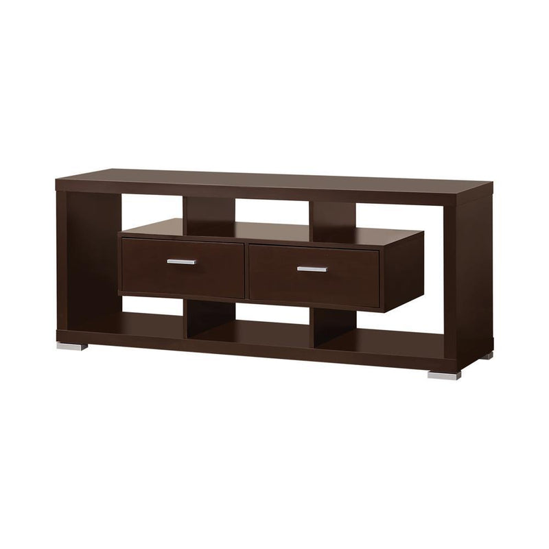 Casey 2-drawer Rectangular TV Console Cappuccino - Furniture Now (CA)