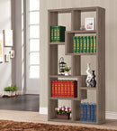 Theo 10-shelf Bookcase Weathered Grey - Furniture Now (CA)