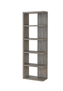 Harrison 5-tier Bookcase Weathered Grey - Furniture Now (CA)
