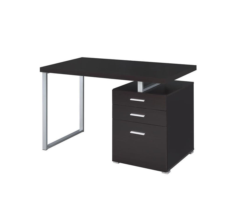 Brennan 3-drawer Office Desk Cappuccino - Furniture Now (CA)