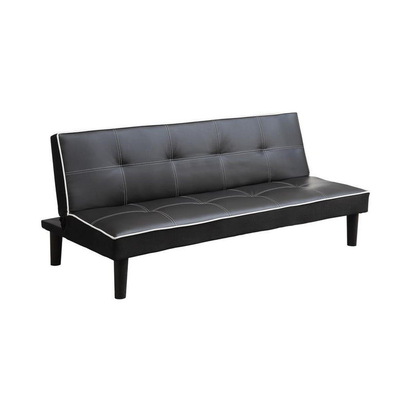 Katrina Tufted Upholstered Sofa Bed Black - Furniture Now (CA)