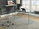 Ripley Glass Writing Desk Clear - Furniture Now (CA)