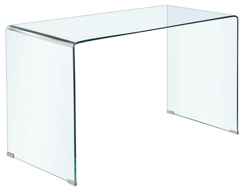 Ripley Glass Writing Desk Clear - Furniture Now (CA)