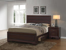 Kauffman California King, Eastren King, & Queen Panel Bed Dark Cocoa - Furniture Now (CA)