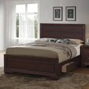 Kauffman California King, Eastren King, & Queen Panel Bed Dark Cocoa - Furniture Now (CA)