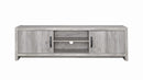 Burke 2-drawer TV Console Grey Driftwood - Furniture Now (CA)