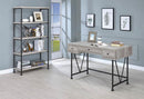 Analiese 4-shelf Bookcase Grey Driftwood - Furniture Now (CA)
