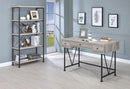 Analiese 4-shelf Open Bookcase Grey Driftwood - Furniture Now (CA)