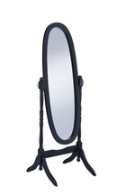 Foyet Oval Cheval Mirror Black - Furniture Now (CA)