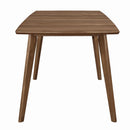 Alfredo Rectangular Dining Table Natural Walnut - Furniture Now (CA)