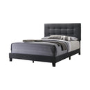 Mapes Tufted Upholstered Eastern King, Queen, Twin & Full Bed Charcoal & Grey - Furniture Now (CA)
