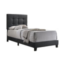 Mapes Tufted Upholstered Eastern King, Queen, Twin & Full Bed Charcoal & Grey - Furniture Now (CA)
