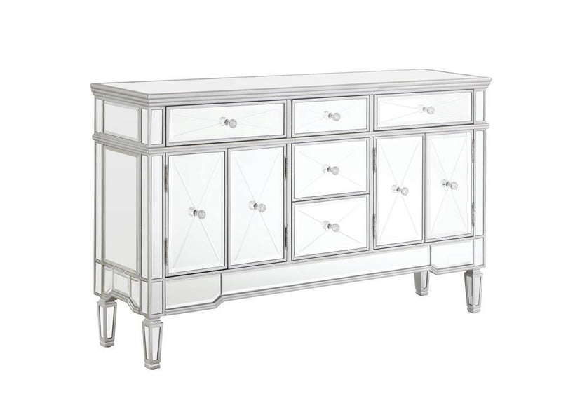 Duchess 5-drawer Accent Cabinet Silver - Furniture Now (CA)