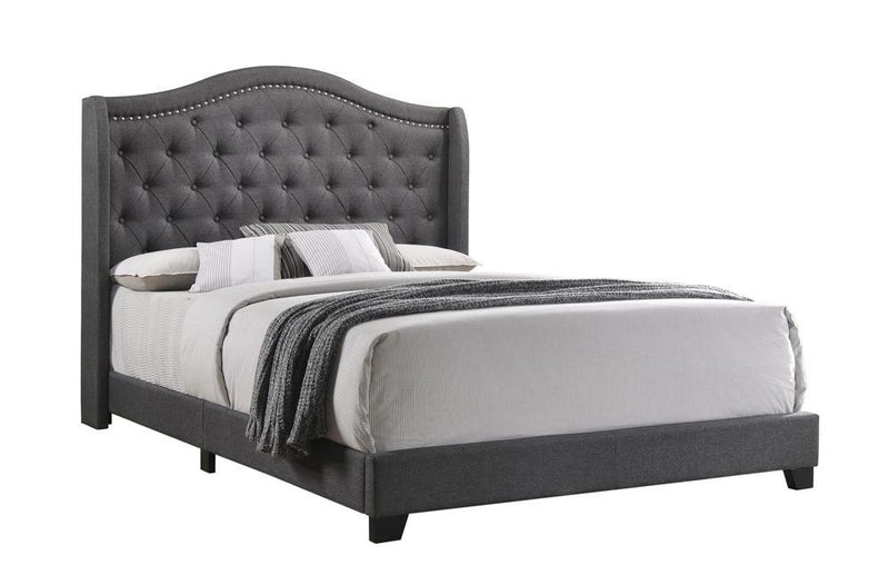 Sonoma Camel Back Full Bed Grey - Furniture Now (CA)