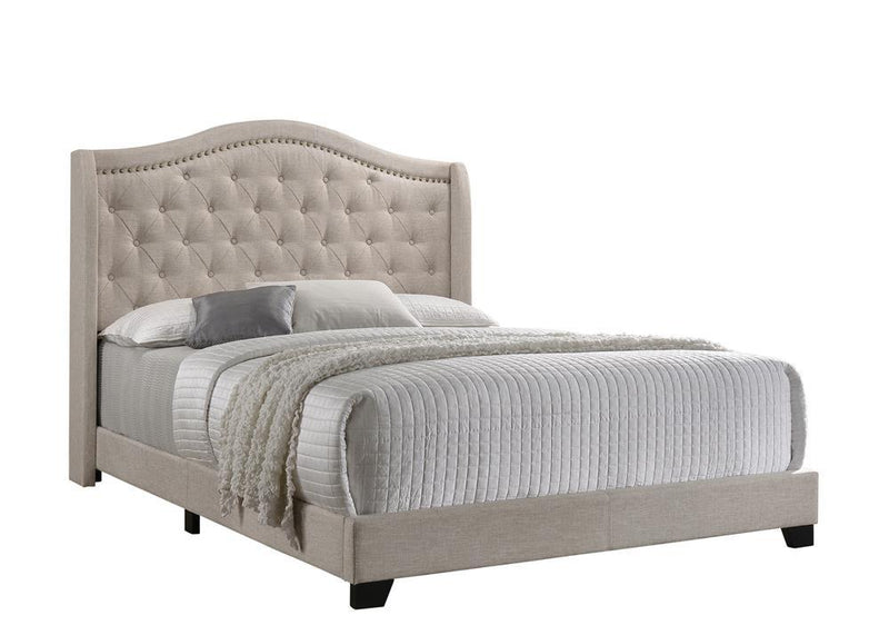 Sonoma Camel Back Full Bed Beige - Furniture Now (CA)