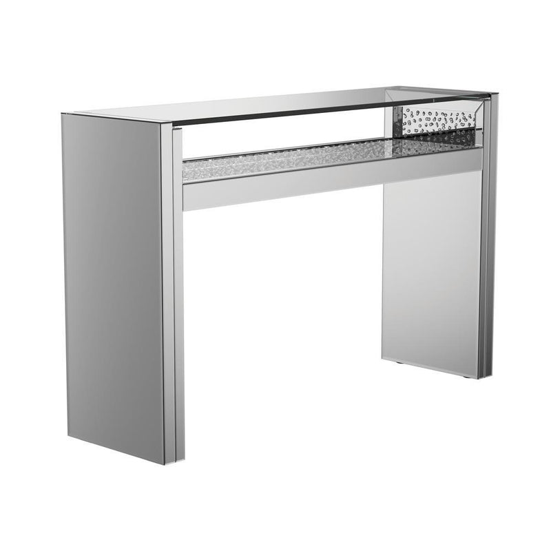 Edna 1-shelf Console Table Silver - Furniture Now (CA)