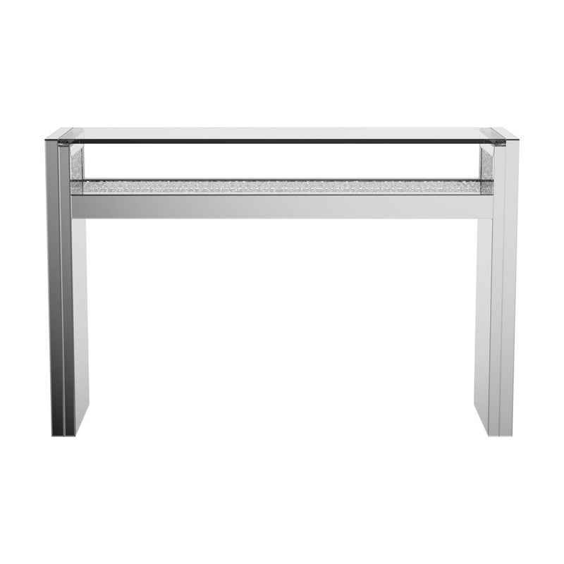 Edna 1-shelf Console Table Silver - Furniture Now (CA)