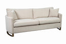Corliss Upholstered Arched Arms Sofa Beige - Furniture Now (CA)