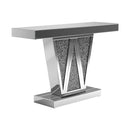 Crocus Rectangular Console Table Silver - Furniture Now (CA)