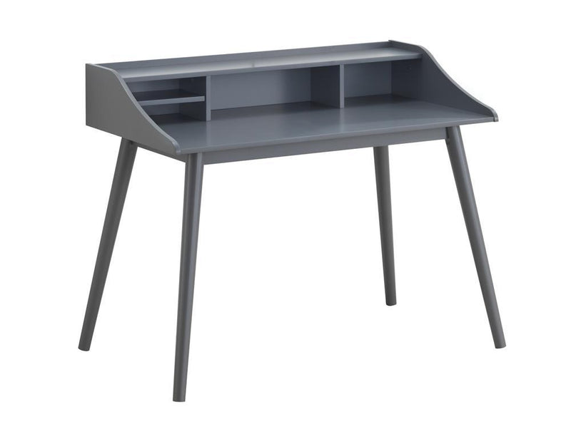 Percy 4-compartment Writing Desk Grey - Furniture Now (CA)
