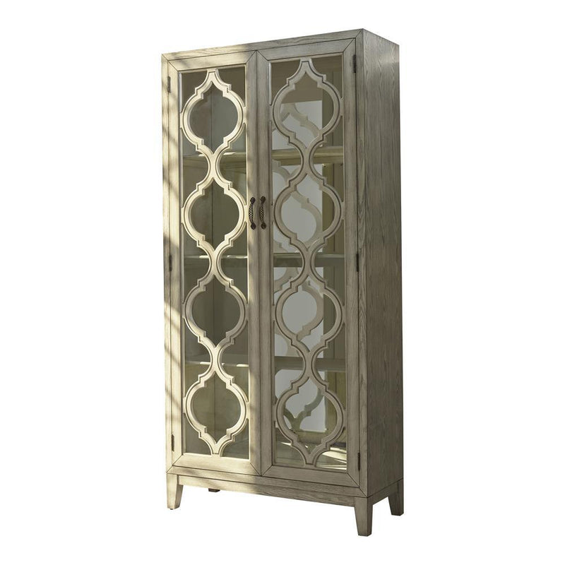 Mckellen 2-door Tall Cabinet Antique White - Furniture Now (CA)