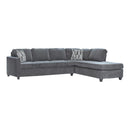 Mccord 2-piece Cushion Back Sectional Dark Grey - Furniture Now (CA)