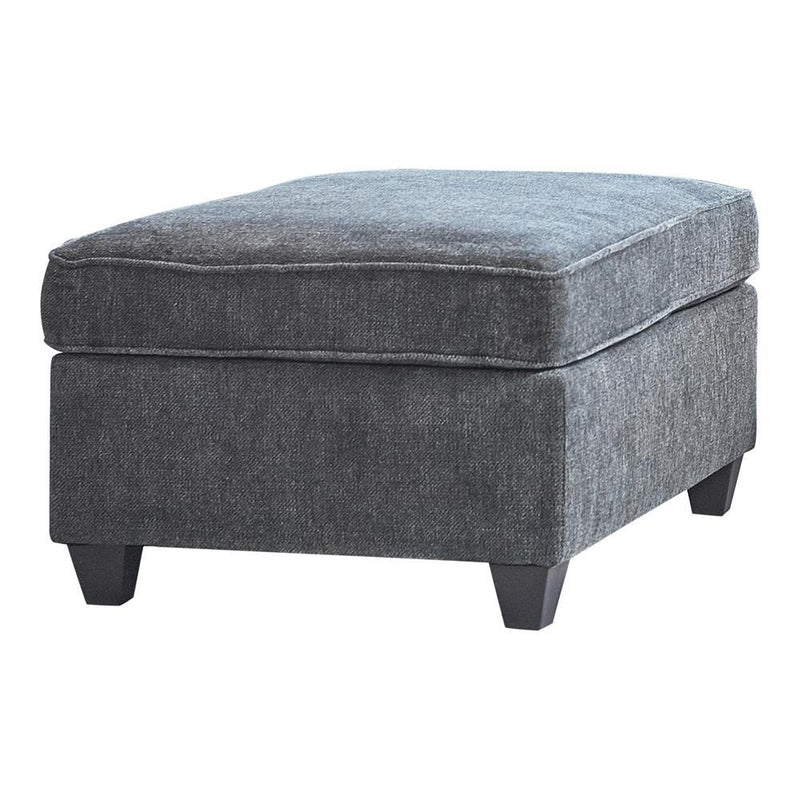 Mccord Upholstered Ottoman Dark Grey - Furniture Now (CA)