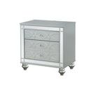 Gunnison 2-drawer Nightstand Silver Metallic - Furniture Now (CA)