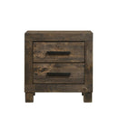 Woodmont 2-drawer Nightstand Rustic Golden Brown - Furniture Now (CA)