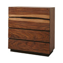 Winslow 4-drawer Chest Smokey Walnut and Coffee Bean - Furniture Now (CA)