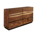 Winslow 6-drawer Dresser Smokey Walnut and Coffee Bean - Furniture Now (CA)