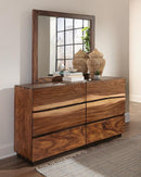 Winslow Dresser Mirror Smokey Walnut - Furniture Now (CA)